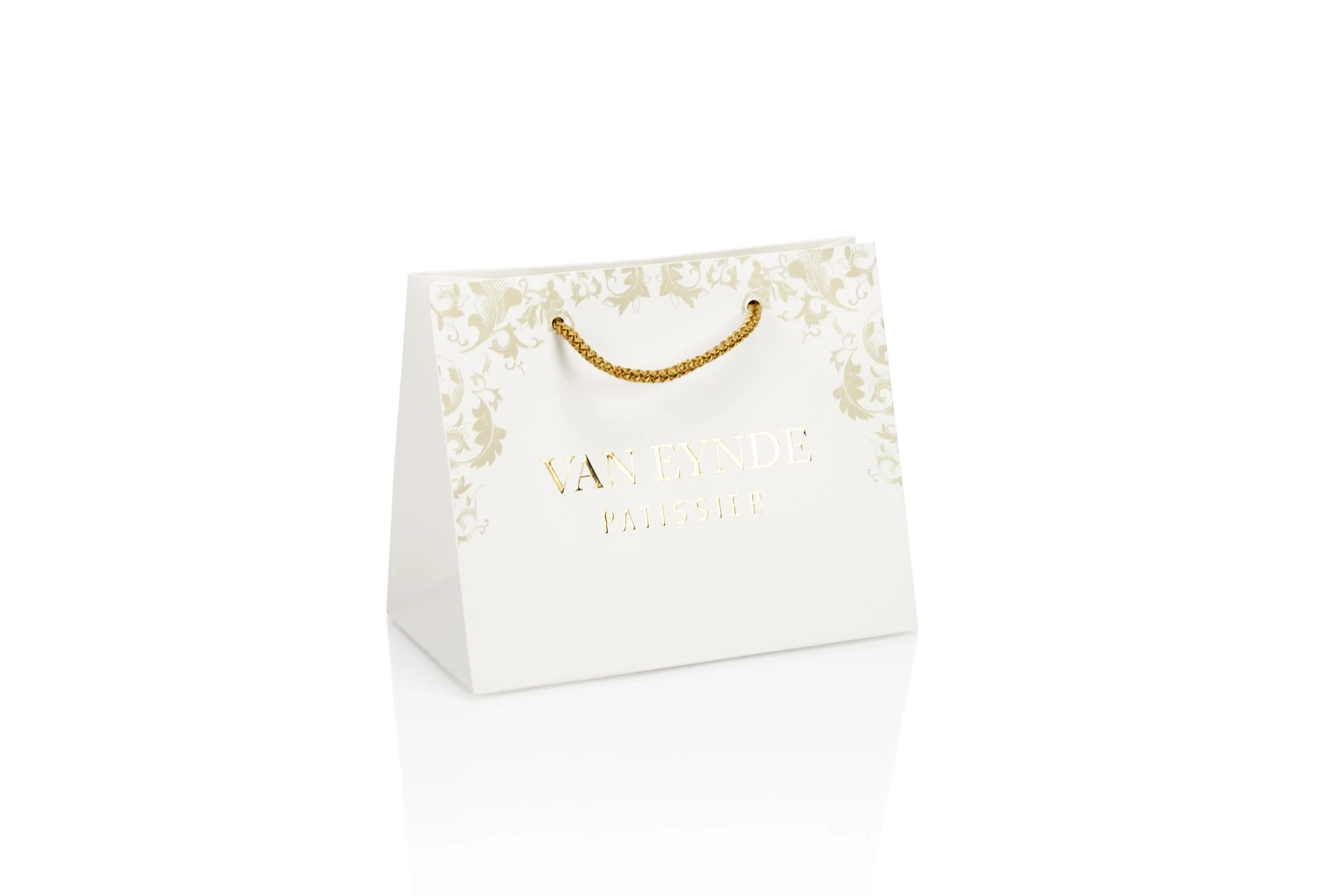 Geschenkzakken voor chocolaterie bedrukt met logo